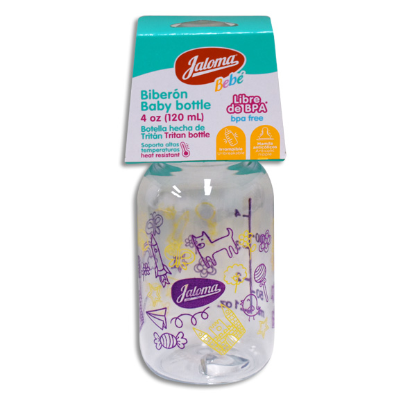 BIBERON CRISTALINO 4OZ Pieza 1 Pieza