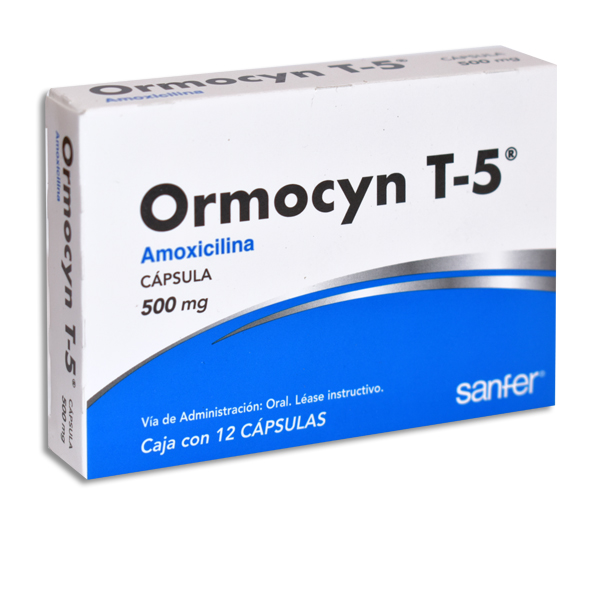 ORMOCYN T-5 Capsulas c/12