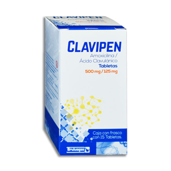 CLAVIPEN 500MG Tabletas c/15