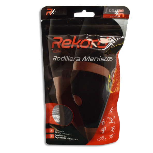 RODILLERA ELASTICA MENISCOS GRANDE/XL REKORD Bolsa 1 Pieza