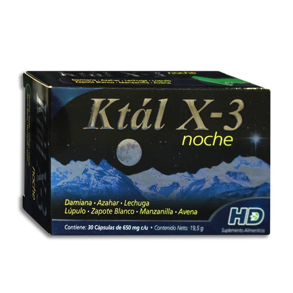 KTAL X-3 NOCHE Capsulas c/30