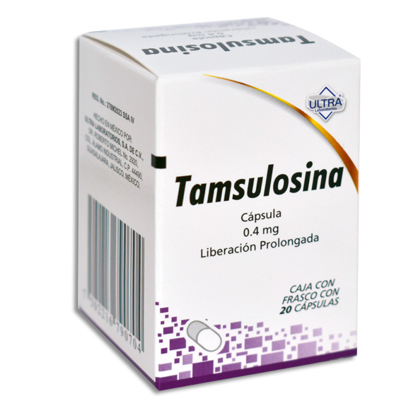 TAMSULOSINA ULTRA Capsulas LP c/20