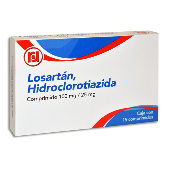 LOSARTAN, HIDROCLOROTIAZIDA 100/25MG RANDALL Comprimidos c/15