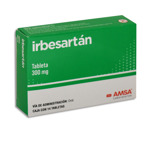 IRBESARTAN 300MG AMSA Tabletas c/14