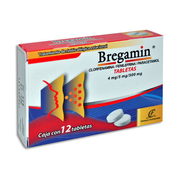 BREGAMIN 500MG Tabletas c/12