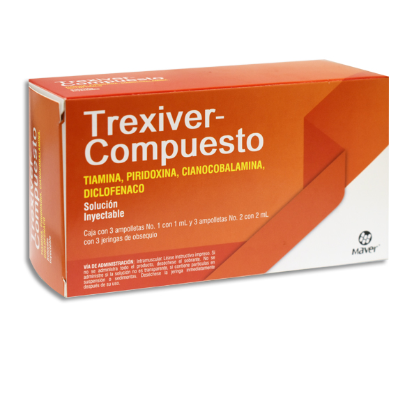 TREXIVER-COMPUESTO Suspension Inyectable c/3