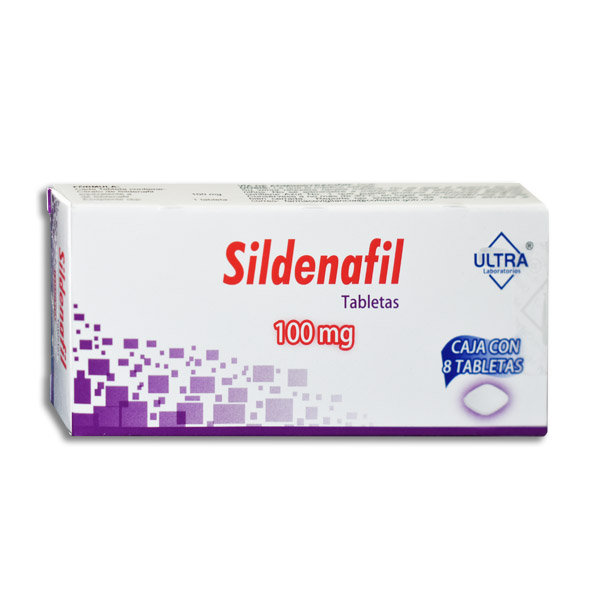 SILDENAFIL 100MG ULTRA Tabletas c/8