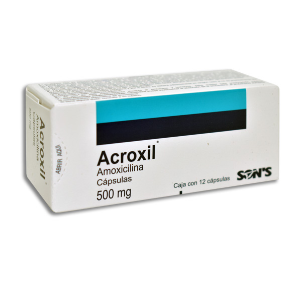 ACROXIL 500MG Capsulas c/12