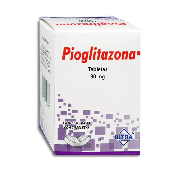 PIOGLITAZONA 30MG ULTRA Tabletas c/7