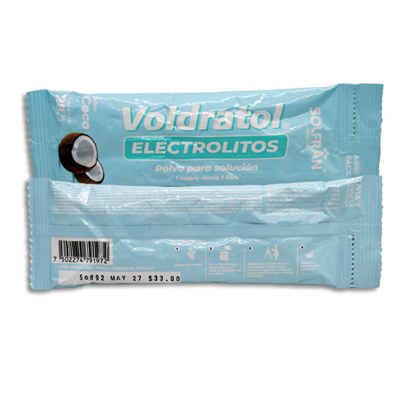 VOLDRATOL COCO ELECTROLITOS STICK Polvo en Sobres c/1