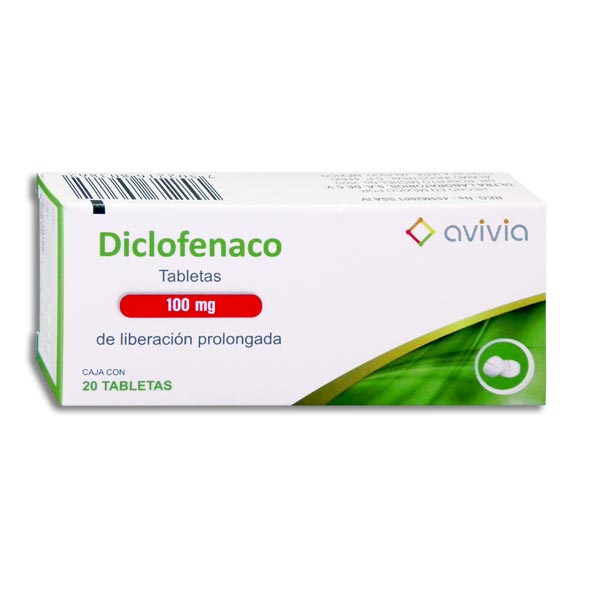  DICLOFENACO AVIVIA Tabletas LP c/20