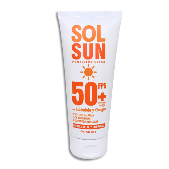 SOL SUN PROTECTOR SOLAR 50FPS+ BELABEL Crema 100g