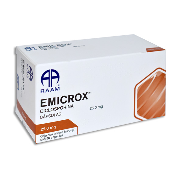 EMICROX 25MG Capsulas c/50