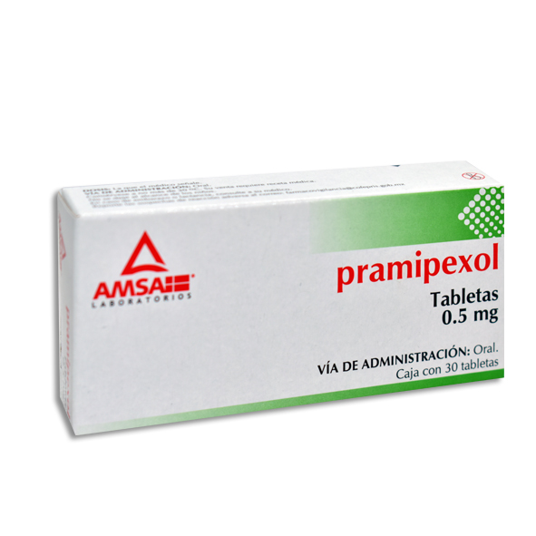 PRAMIPEXOL 500 MCG AMSA Tabletas c/30