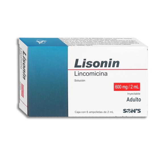LISONIN 600MG Solucion Inyectable c/6