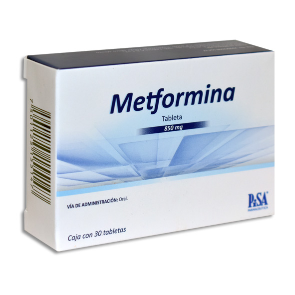 METFORMINA 850MG PISA Tabletas c/30