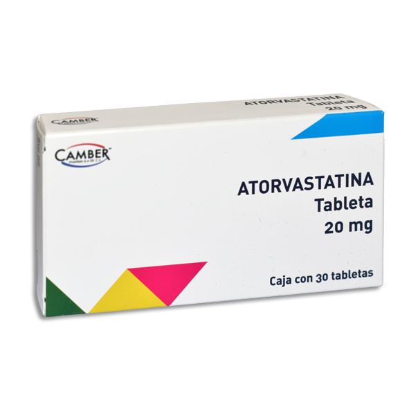 ATORVASTATINA 20MG AMAROX Tabletas c/30