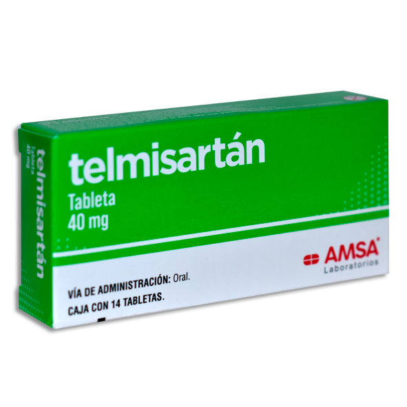 TELMISARTAN 40MG AMSA Tabletas c/14