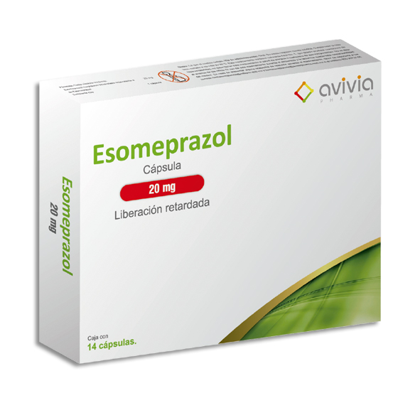 ESOMEPRAZOL 20MG AVIVIA Capsulas c/14
