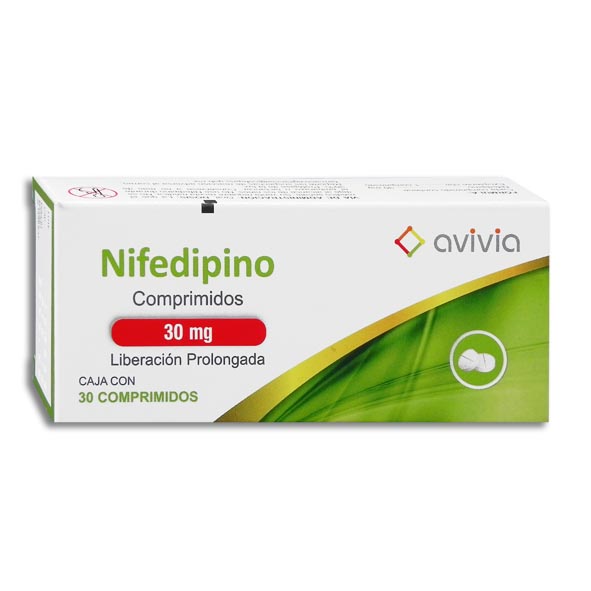 NIFEDIPINO 30MG AVIVIA Comprimidos LP c/30