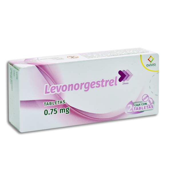 LEVONORGESTREL .75MG AVIVIA Tabletas c/2