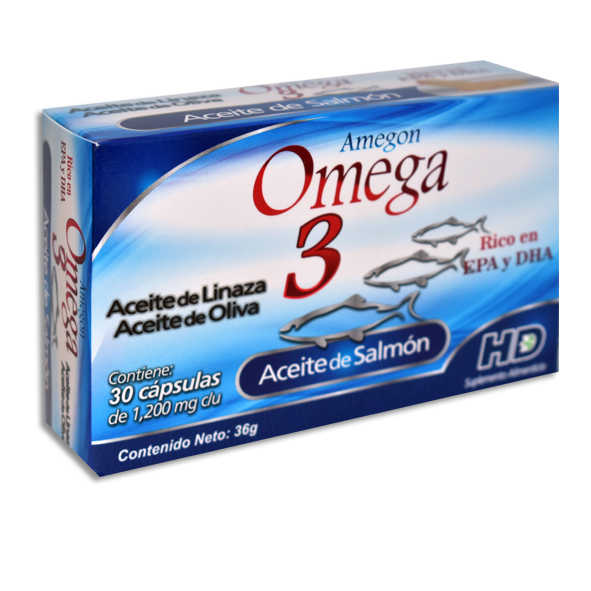 AMEGON OMEGA 3 Capsulas c/30