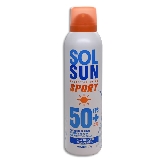 SOL SUN PROTECTOR SOLAR SPORT 50FPS+ BELABEL Solucion Spray 170 g