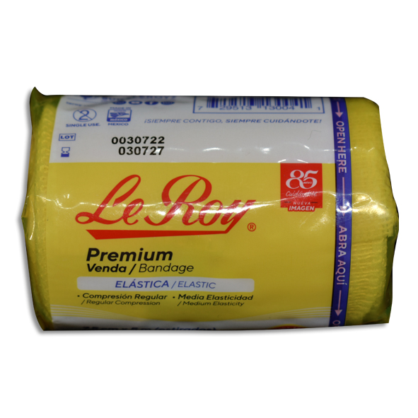 VENDA ELASTICA 7.5 CMS PREMIUM LEROY Bolsa 1 Pieza