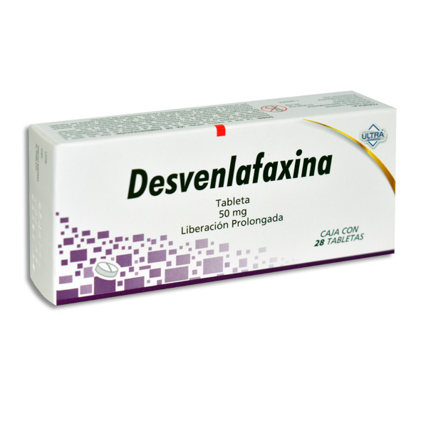 DESVENLAFAXINA 50MG ULTRA Tabletas LP c/28