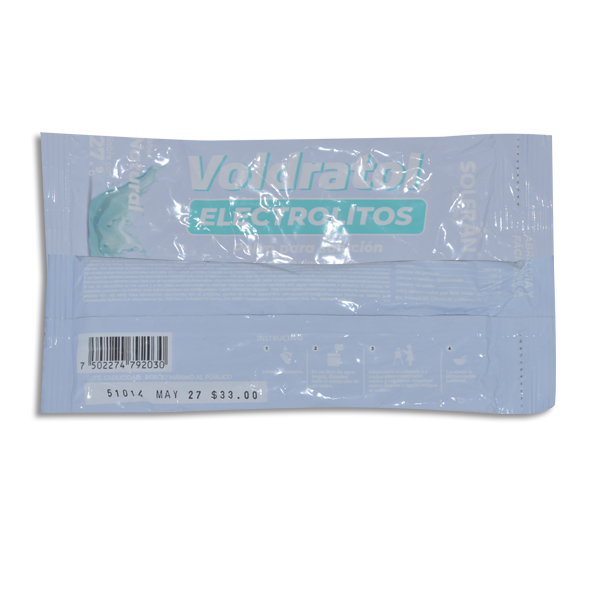 VOLDRATOL NATURAL ELECTROLITOS STICK Polvo en Sobres c/1