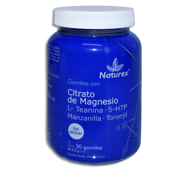 CITRATO DE MAGNESIO L TEANINA NATUREX Gomitas c/30