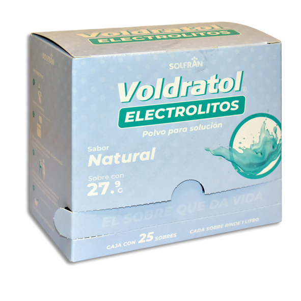 VOLDRATOL NATURAL ELECTROLITOS Polvo en Sobres c/25