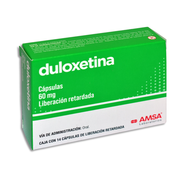 DULOXETINA 60MG AMSA Capsulas c/14