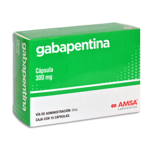 GABAPENTINA 300MG AMSA Capsulas c/15