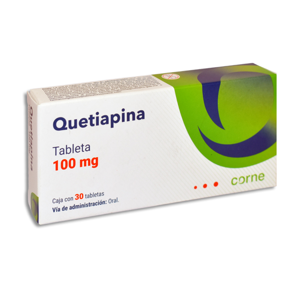 QUETIAPINA 100MG CORNE Tabletas c/30