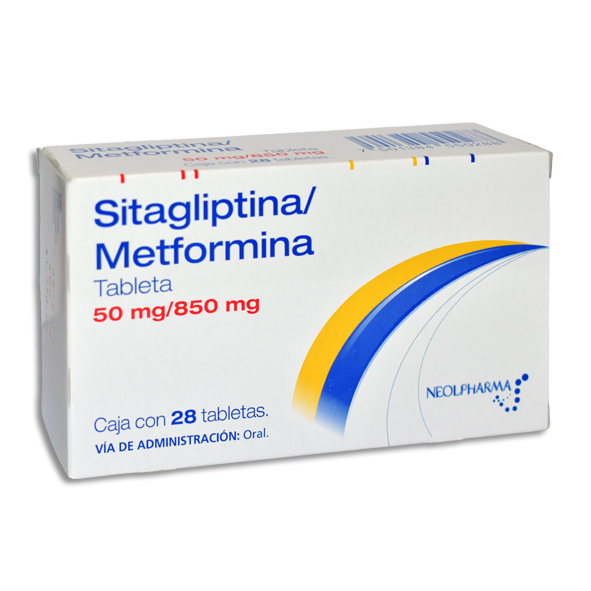 SITAGLIPTINA, METFORMINA 50/850MG NEOLPHARMA Tabletas c/28