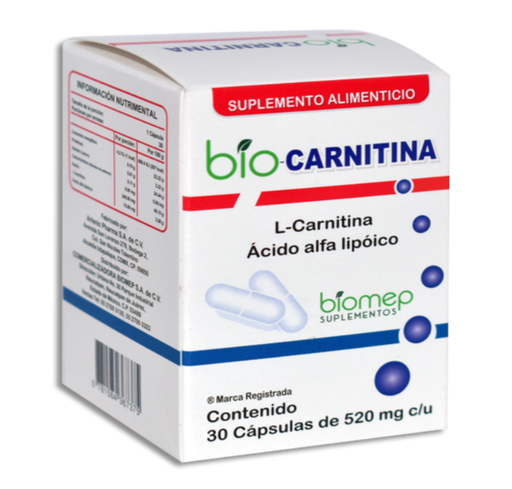 [0781584367375] BIO-CARNITINA C/30 CAPSULAS