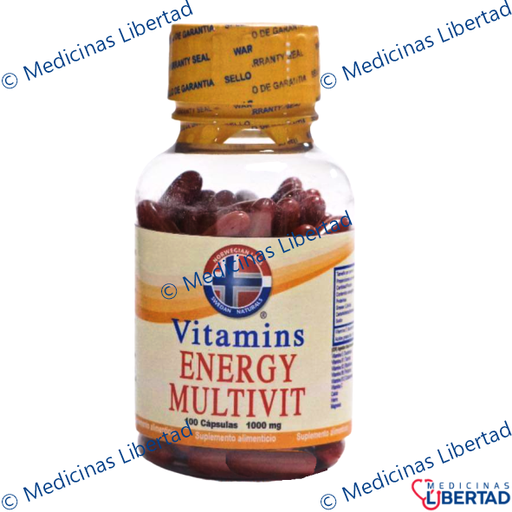[13895835721] MULTIVIT ENERGY 1GR CAPSULAS C/100