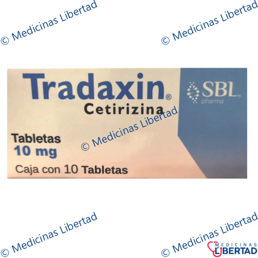 [7257427600280] TRADAXIN 10MG (CETIRIZINA) CAJA C/10