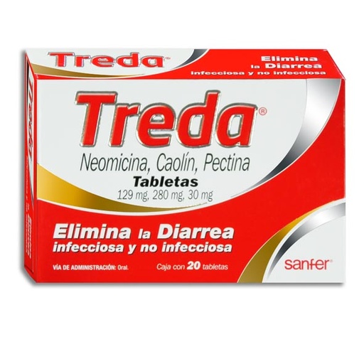 [7501070612368] TREDA Tabletas c/20