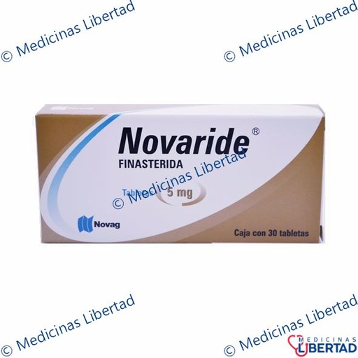 [7501075718157] NOVARIDE (FINASTERIDA) 5 MG GRAGEAS C/30