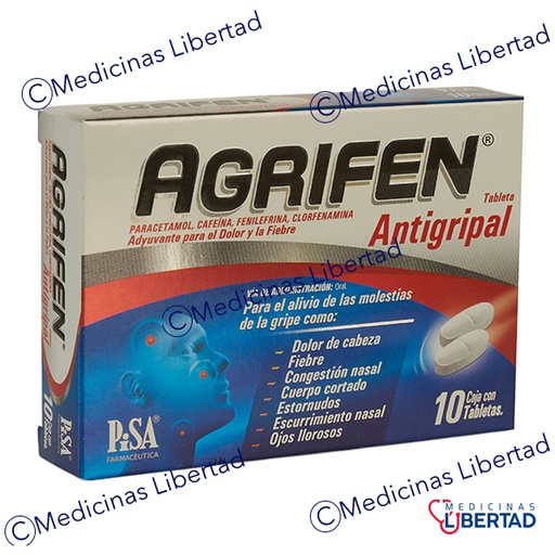 [7501125116810] AGRIFEN F TABLETAS  C/10