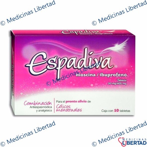 [7501277091034] ESPADIVA  Tabletas c/10