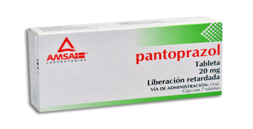[7501349022485] PANTOPRAZOL AMSA 20 mg Tabletas c/7
