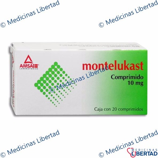 [7501349024991] MONTELUKAST 10 MG AMSA Comprimidos c/20
