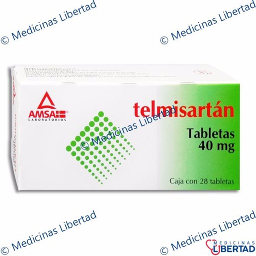 [7501349025844] TELMISARTAN 40 MG AMSA TABLETAS C/28