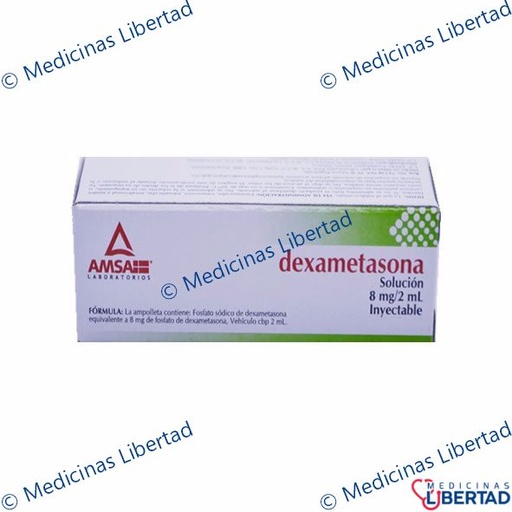 [7501349027329] DEXAMETASONA 8 MG/2ML AMSA - Solución Inyectable - c/1