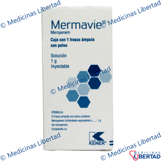 [7501493867901] MERMAVIE (MEROPENEM) 1GR KENER INY C/1