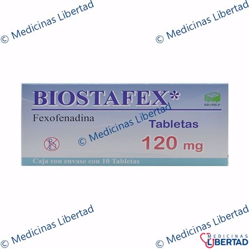 [7501573904151] BIOSTAFEX 120MG-Tabletas - c/10
