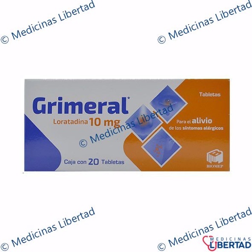 [7501573908975] GRIMERAL 10 MG TABS. C/20